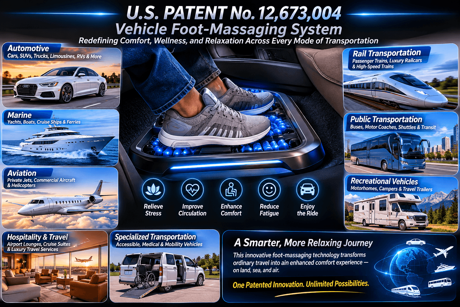 Vehicle Foot-massaging System - Image 1