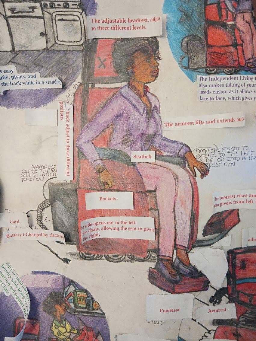 Adjustable Seat Comfort Wheelchair