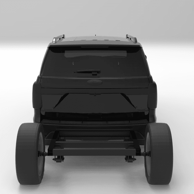 Wheeled Carrier For Towing Vehicle And Method Of Use