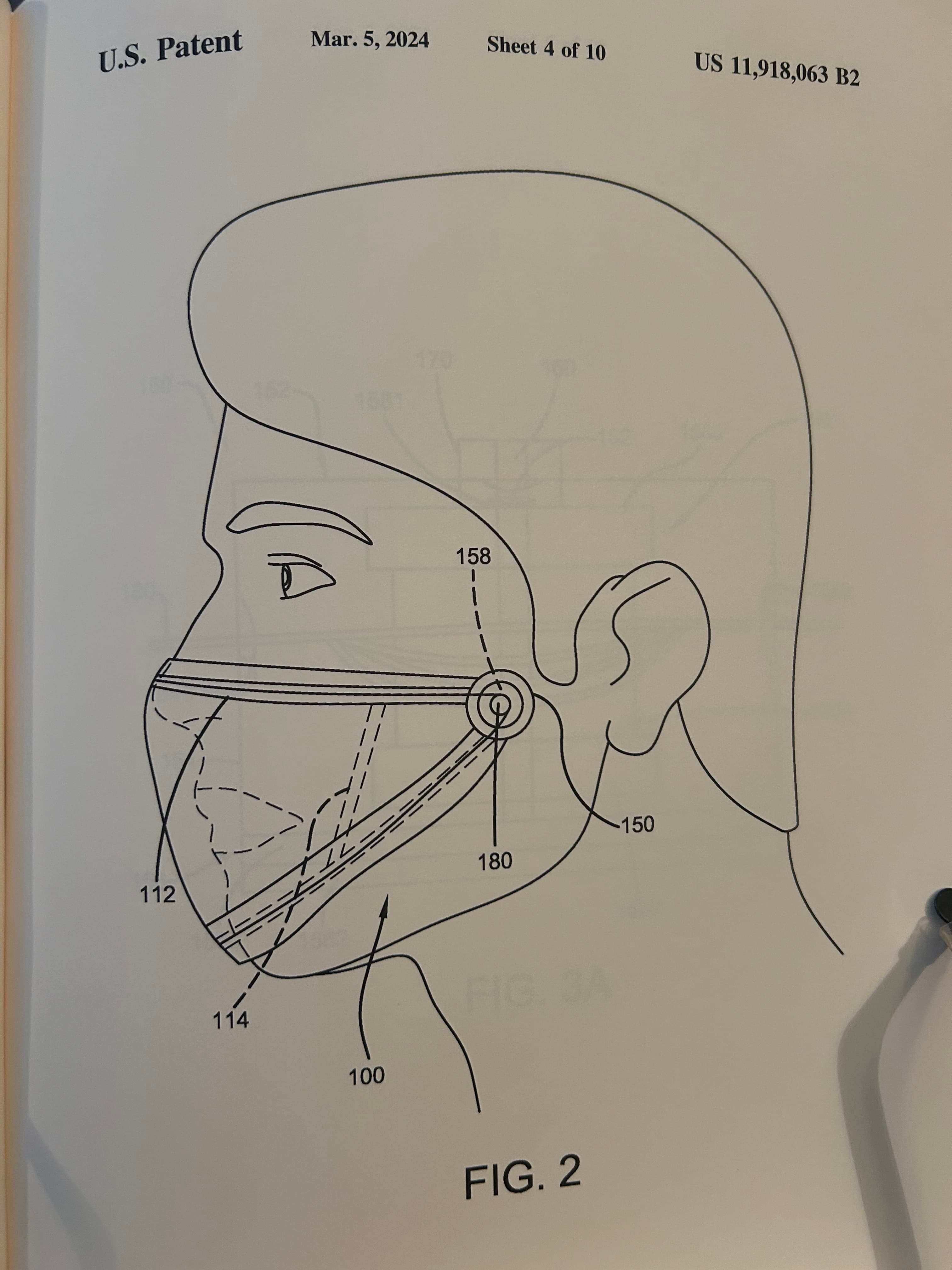 Strapless Face Mask