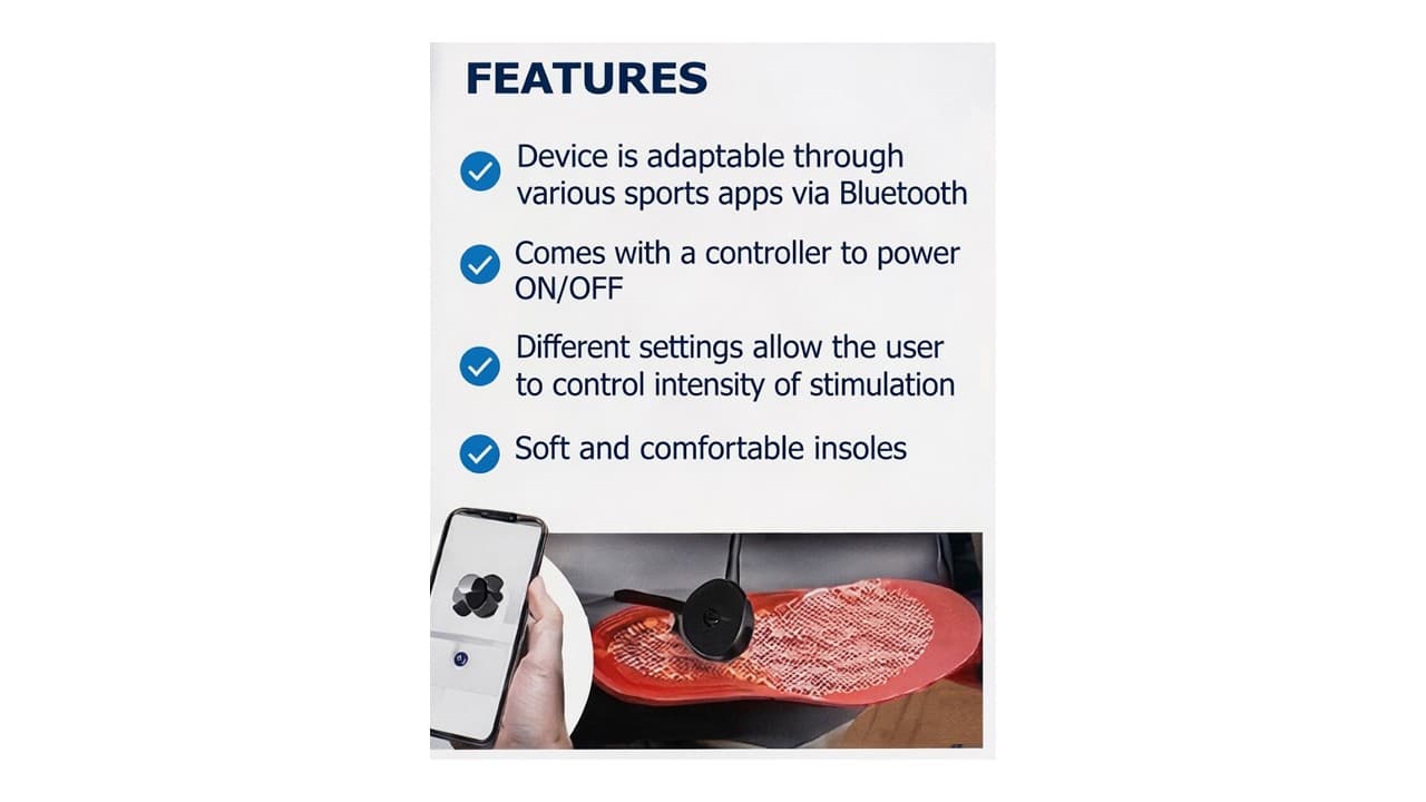 Footwear Insole With Electrical Stimulation - Image 2