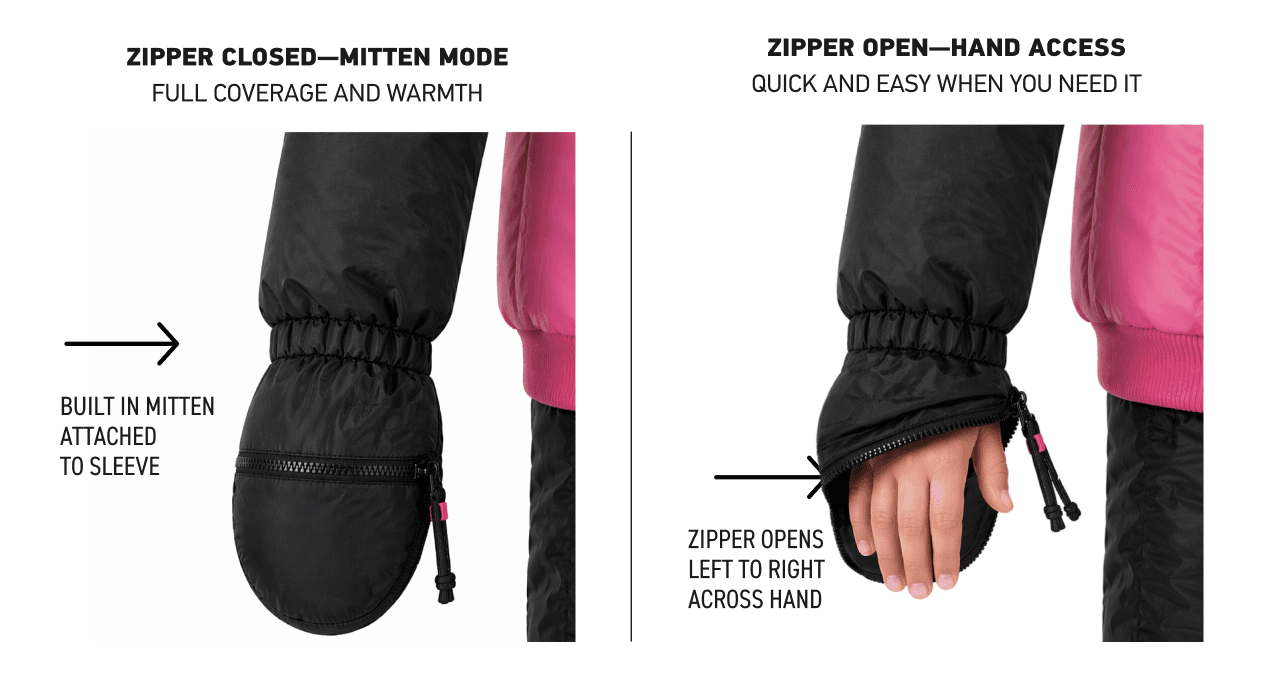 DICKEY ACCESSORY WITH INTEGRATED HAND COVERINGS—Hybrid Shell - Image 3