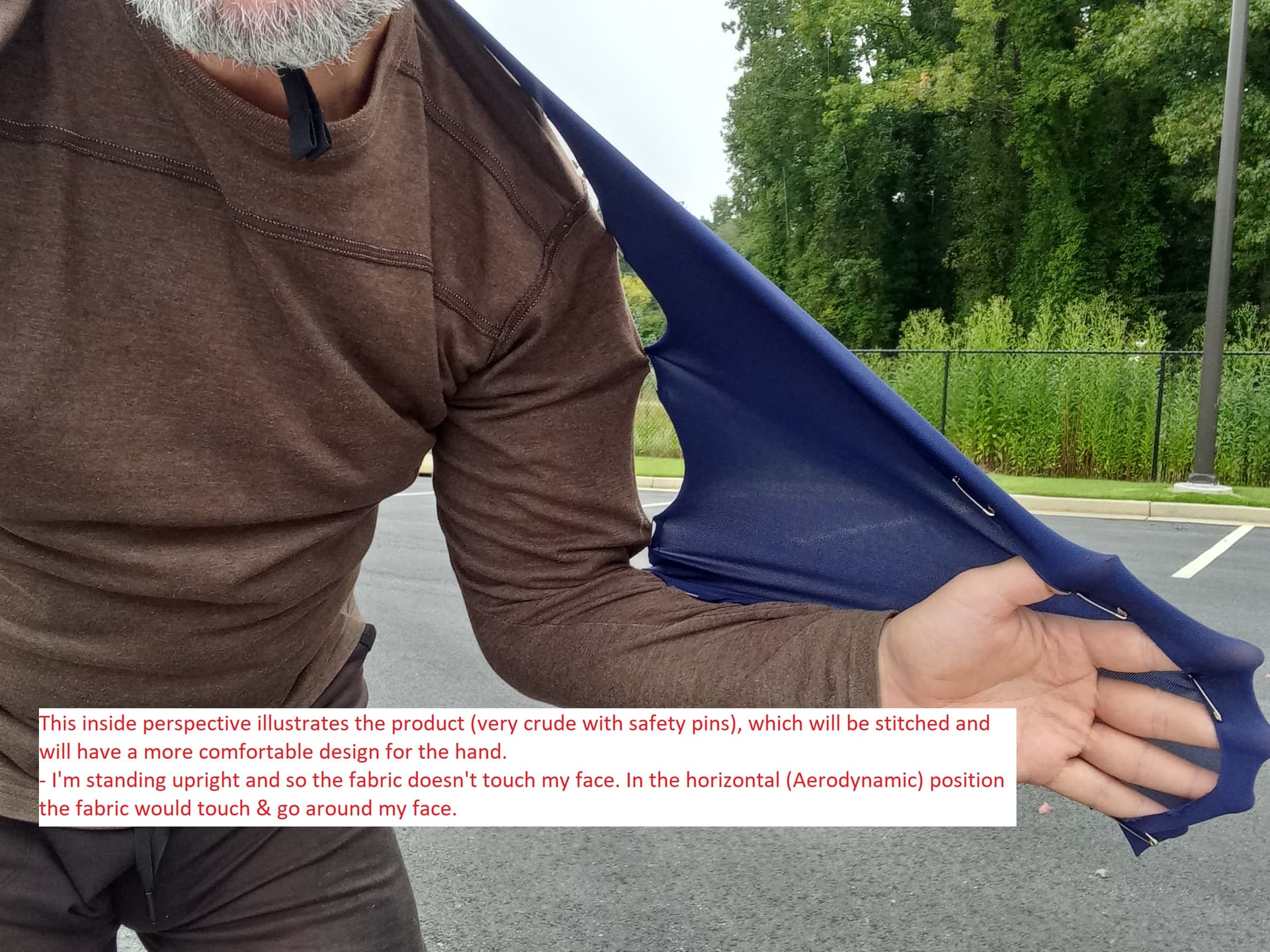 Aerodynamic Clothing And Accessory For Bicycle Rider - Image 3