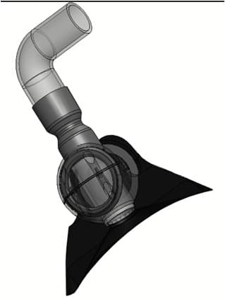 Vacuum Cleaner Attachment Having A Concave Vacuum Head With A Swivel Joint That Swivels Only Within A Central Plane Of The Vacuum Head - Image 2