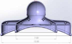 Vacuum Cleaner Attachment Having A Concave Vacuum Head With A Swivel Joint That Swivels Only Within A Central Plane Of The Vacuum Head - Image 3