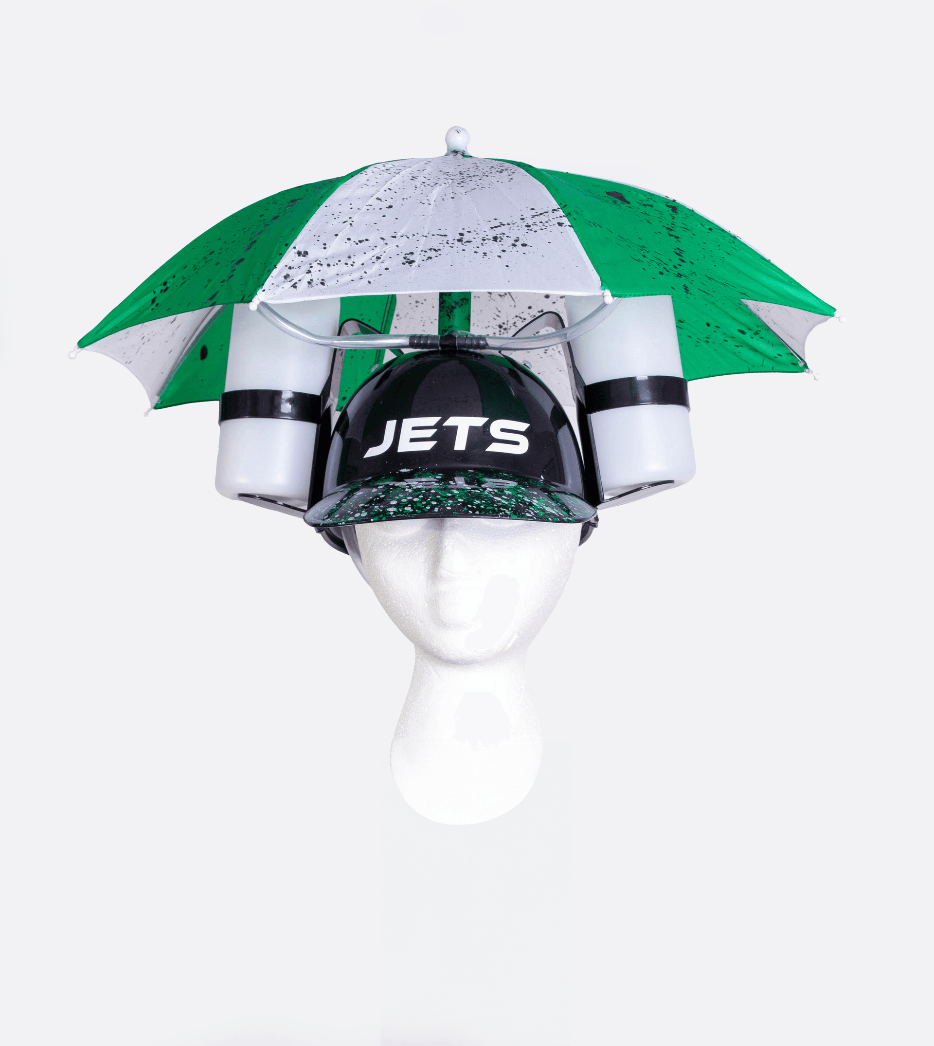 Beverage Dispensing Umbrella Headwear - Image 3