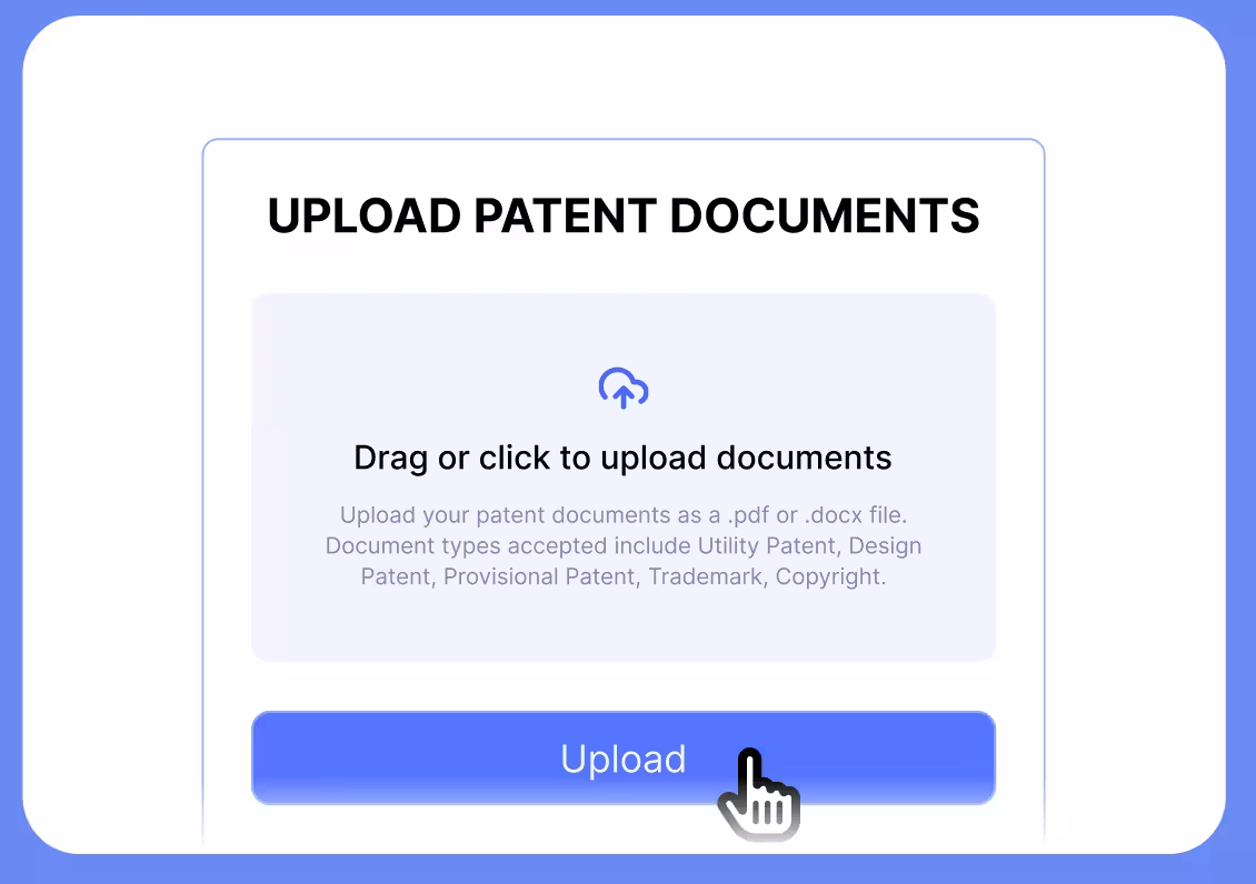 Upload patent documents.