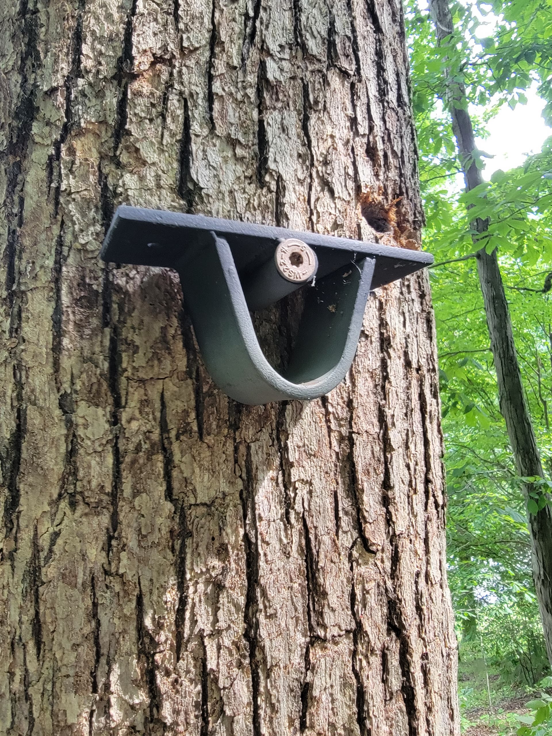 Mounting Bracket For Use In Building On A Tree - Image 1