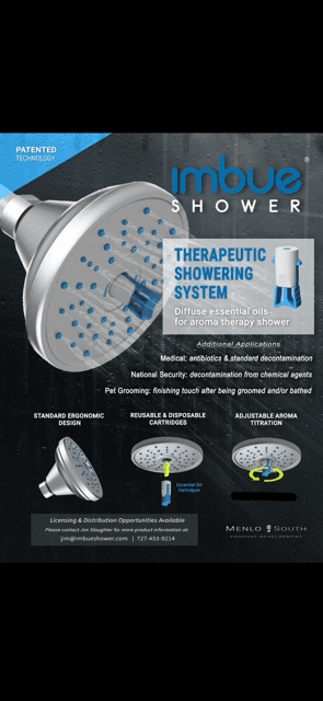 Therapeutic Substance Dispensing Shower Head System - Image 1
