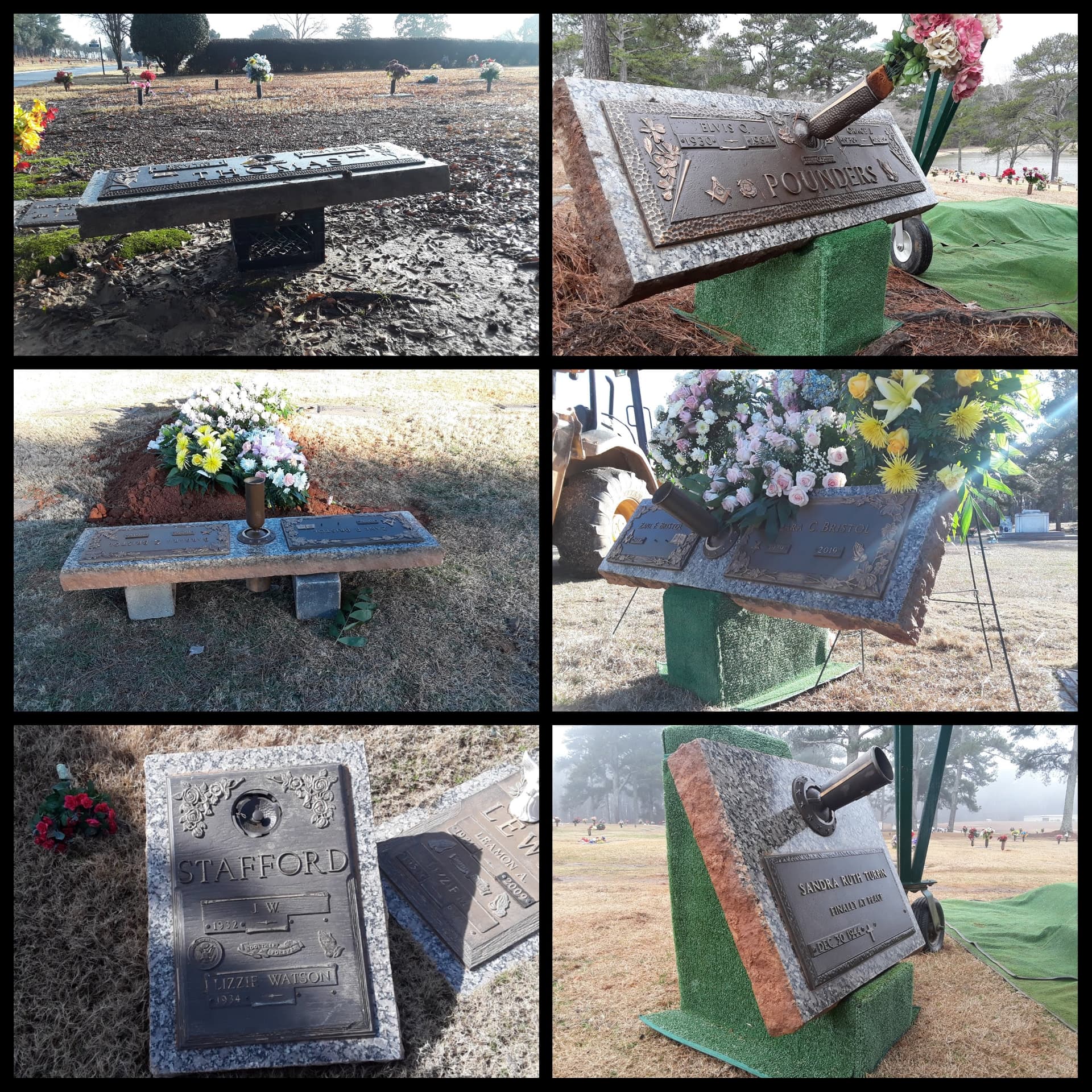 Graveside Pedestal, System And Method Of Displaying Headstones - Image 5