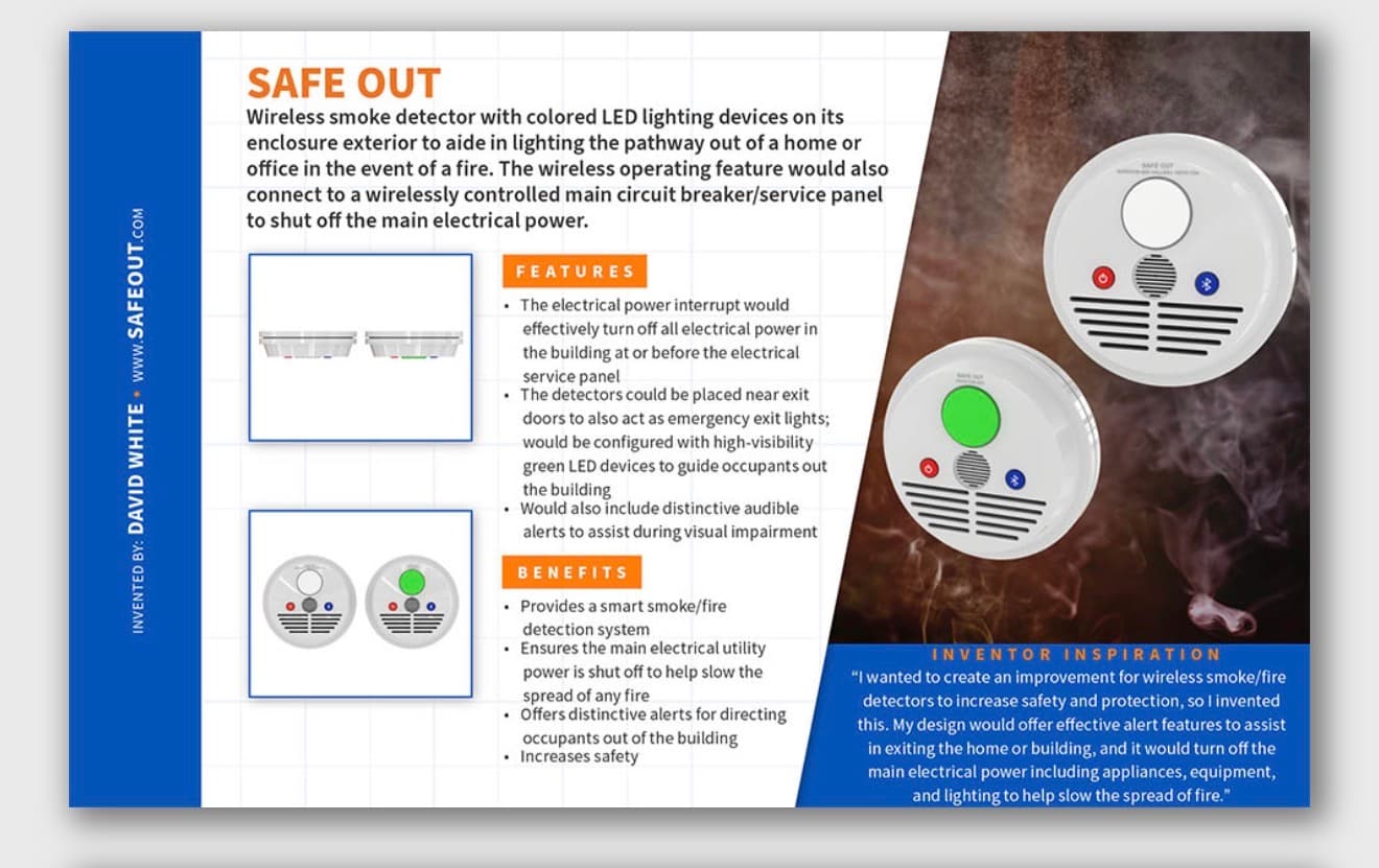 Wireless Smoke Detector - Image 1
