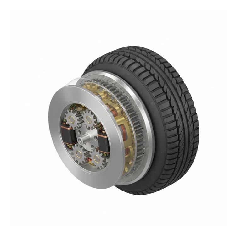 Tire Anti Rotation Rings Wheel For Motor Vehicle With Independently Rotating Tire And Planetary ...